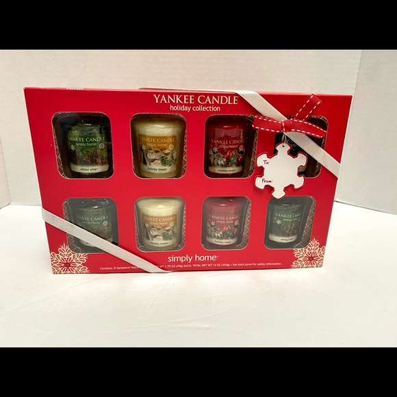 Yankee Candle Simply Home Holiday Fragrance Collection! Gift packed! NWT